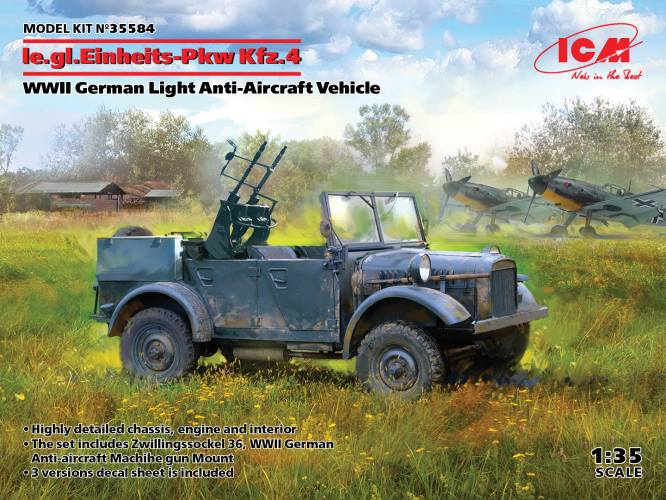 ICM 1/35 35584 LE.GL. EINHEITZ-PKW Kfz.4