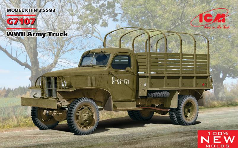 ICM 1/35 35593 G7107 WWII ARMY TRUCK