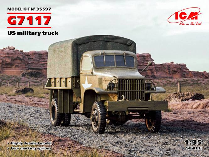 ICM 1/35 35597 G7117 US MILITARY TRUCK