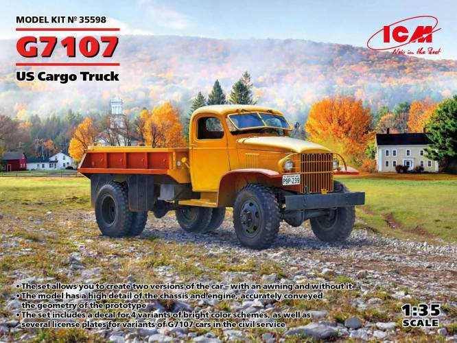 ICM 1/35 35598 G7107 US CARGO TRUCK
