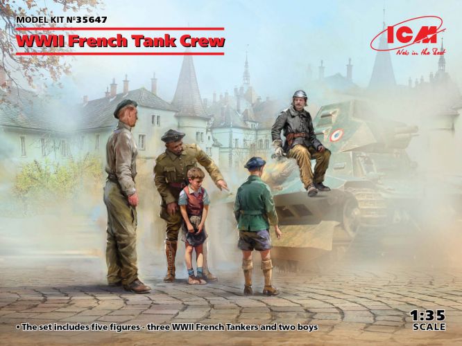 ICM 1/35 35647 WWII FRENCH TANK CREW