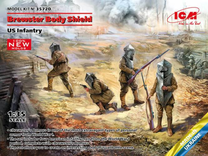 ICM 1/35 35720 BREWSTER BODY SHIELD US INFANTRY
