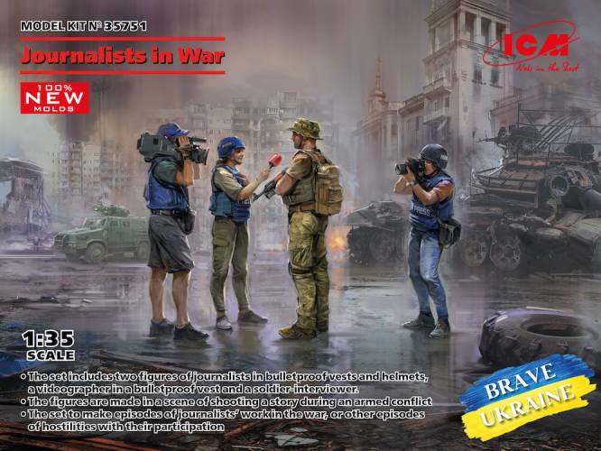 ICM 1/35 35751 JOURNALISTS IN WAR 