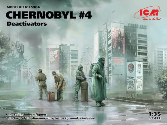 ICM 1/35 35904 CHERNOBYL  4 DEACTIVATORS