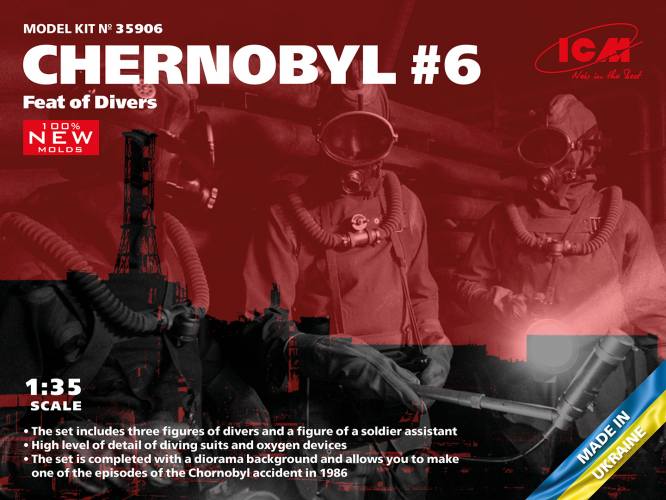 ICM 1/35 35906 CHERNOBYL  6 FEAT OF DIVERS