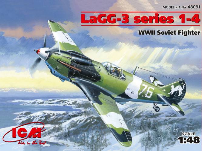 ICM 1/48 48091 LaGG-3 SERIES 1-4