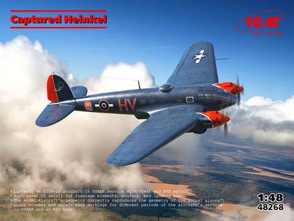 ICM 1/48 48268 CAPTURED HEINKEL - HE 111H-20 BOMBER