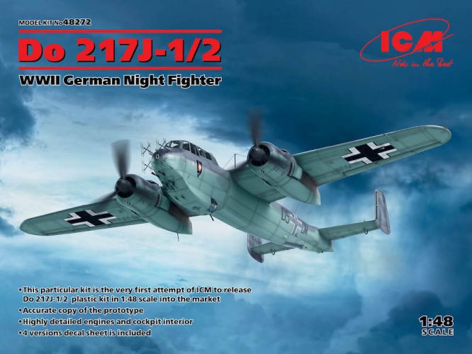 ICM 1/48 48272 DORNIER DO 217J-1/2 NIGHT FIGHTER