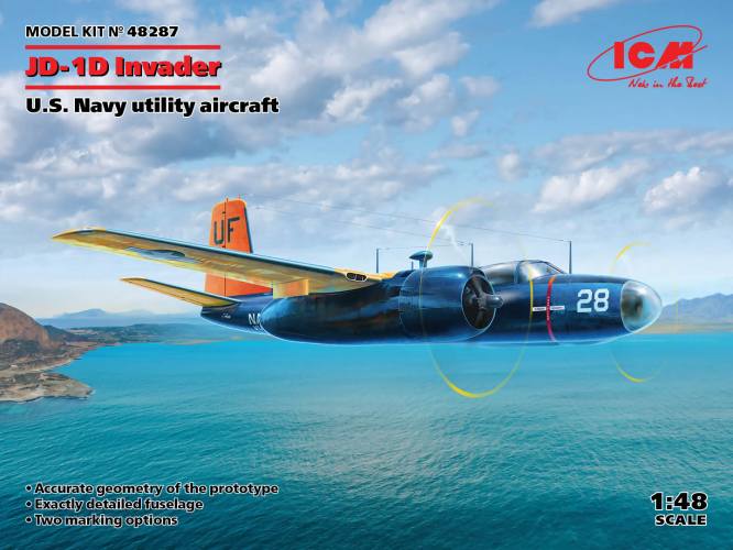 ICM 1/48 48287 JIG DOG JD-1D INVADER US NAVY AIRCRAFT