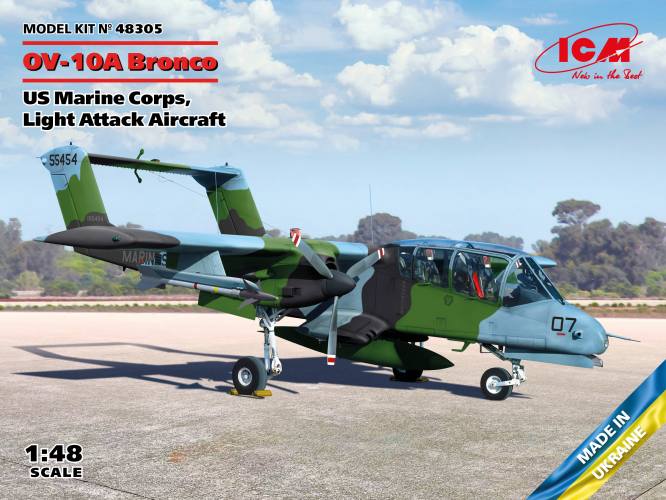 ICM 1/48 48305 OV-10A BRONCO US MARINE CORPS LIGHT ATTACK AIRCRAFT