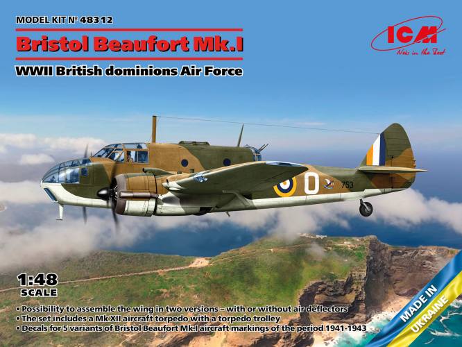 ICM 1/48 48312 BRISTOL BEAUFORT MK.1
