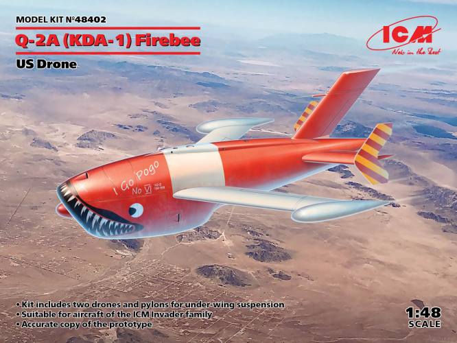 ICM 1/48 48402 KDA-1  Q-2A  FIREBEE US DRONE