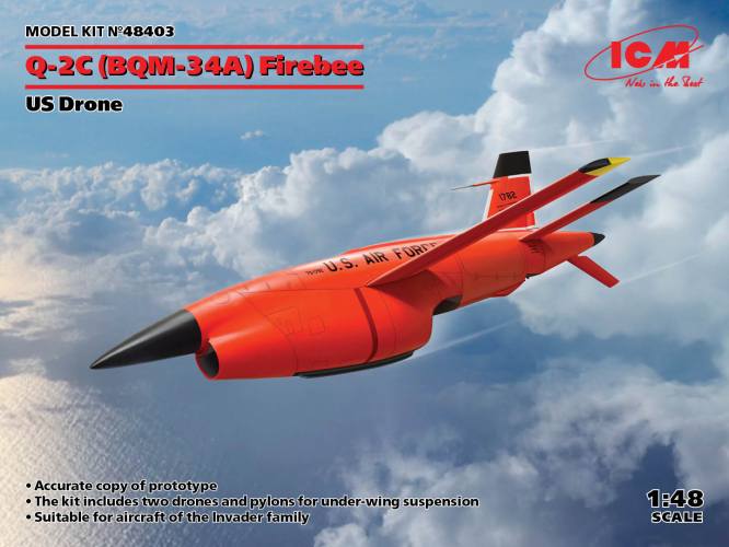 ICM 1/48 48403 BQM-34A  Q-2C  FIREBEE