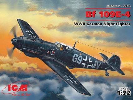 ICM 1/72 72134 MESSERSCHMITT Bf 109E-4 NIGHT FIGHTER