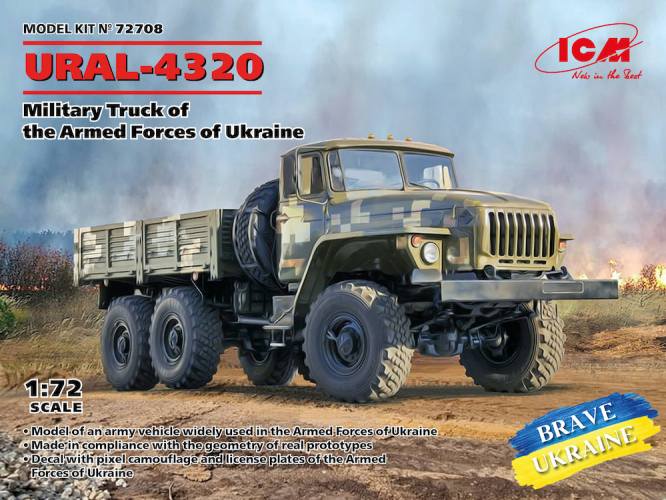 ICM 1/72 72708 URAL-4320 
