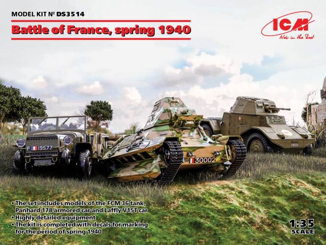 ICM 1/35 DS3514 BATTLE OF FRANCE   SPRING 1940 