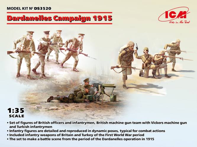 ICM 1/35 DS3520 DARDANELLES CAMPAIGN 1915