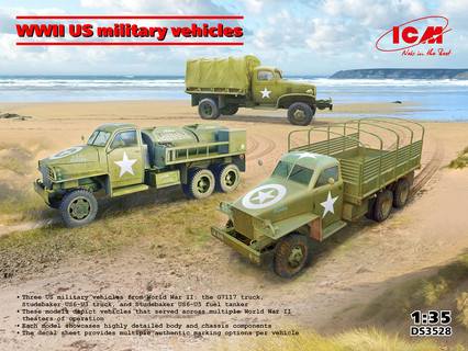 ICM 1/35 DS3528 WWII US MILITARY VEHICLES