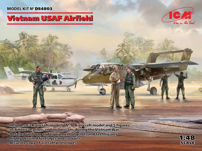 ICM 1/48 DS4803 VIETNAM USAF AIRFIELD
