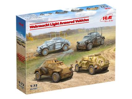 ICM 1/72 DS7207 WEHRMACHT LIGHT ARMOURED VEHICLES