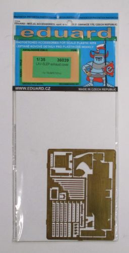 EDUARD 1/35 36039 LAV-SLEP EXHAUST COVER FOR TRUMPETER KIT PHOTO ETCH