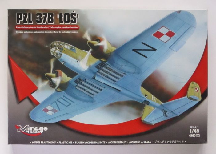 MIRAGE 1/48 481302 PZL 37B LOS