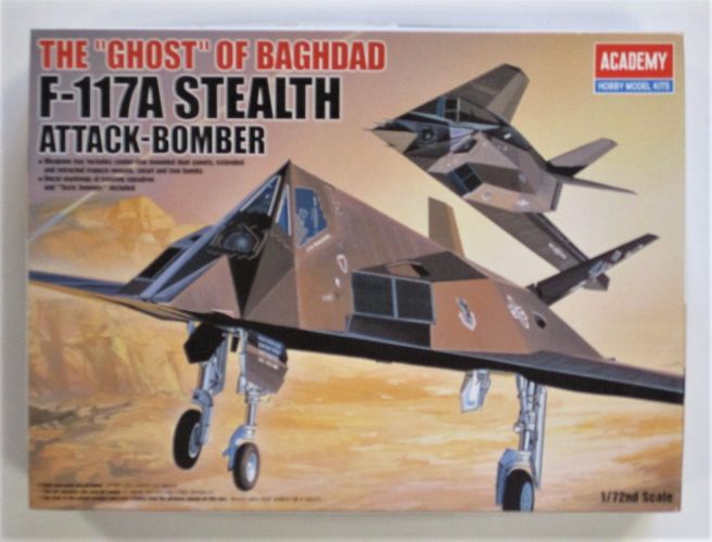 ACADEMY 1/72 12475 THE GHOST OF BAGHDAD F-117A STEALTH