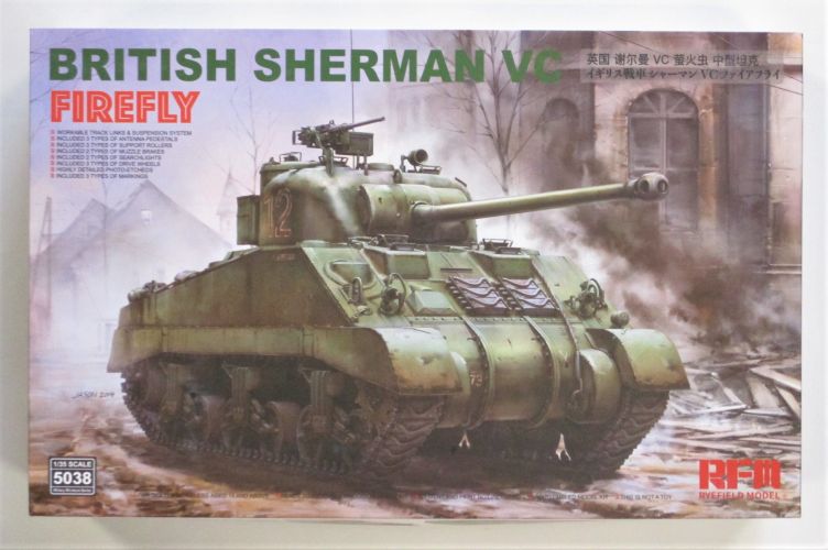 RYE FIELD MODEL 1/35 5038 BRITISH SHERMAN VC FIREFLY