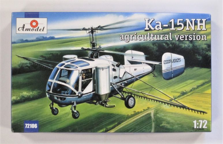 A MODEL 1/72 72106 KA-15NH AGRICULTURAL VERSION CROP SPRAYER KAMOV