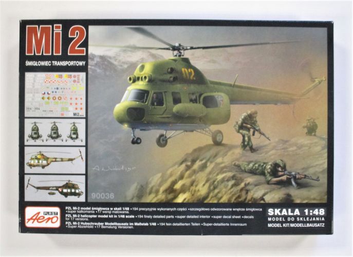 AEROPLAST 1/48 90036 MI-2 TRANSPORT HELICOPTER