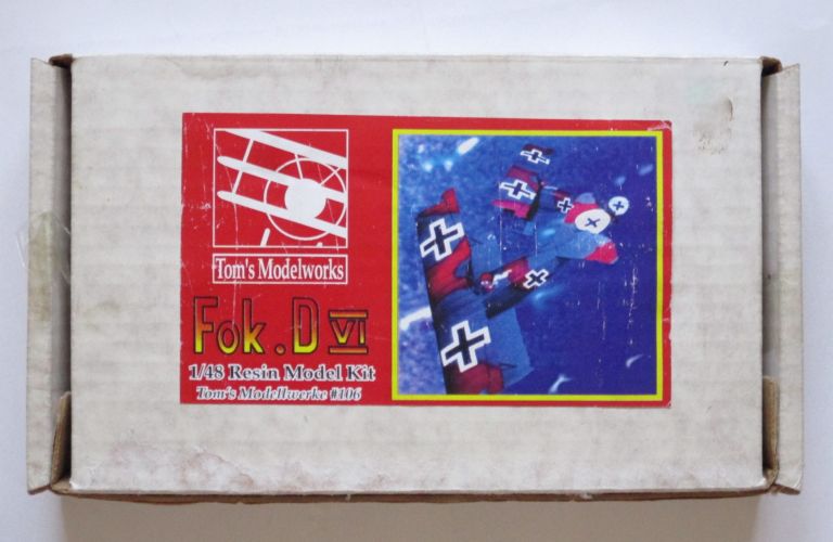 TOMS MODELWORKS 1/48 106 FOKKER D VI FOKKER