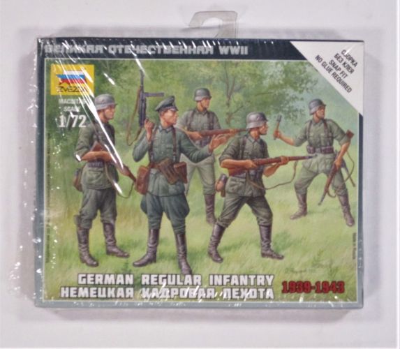 ZVEZDA 1/72 6178 GERMAN REGULAR INFANTRY 1939-1943