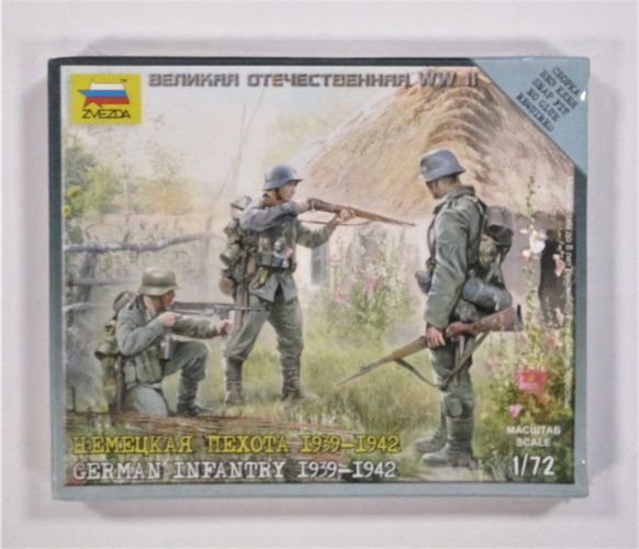 ZVEZDA 1/72 6105 GERMAN INFANTRY 1939-1942