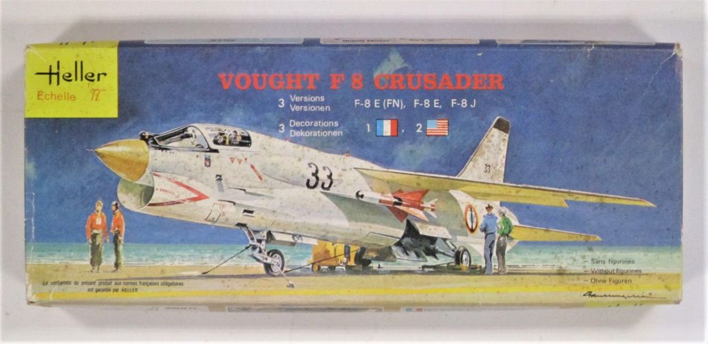 HELLER 1/72 259 VOUGHT F 8 CRUSADER