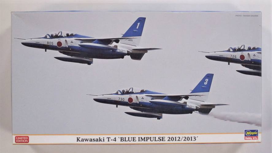 HASEGAWA 1/48 07341 KAWASAKI T-4 BLUE IMPULSE 2012/2013