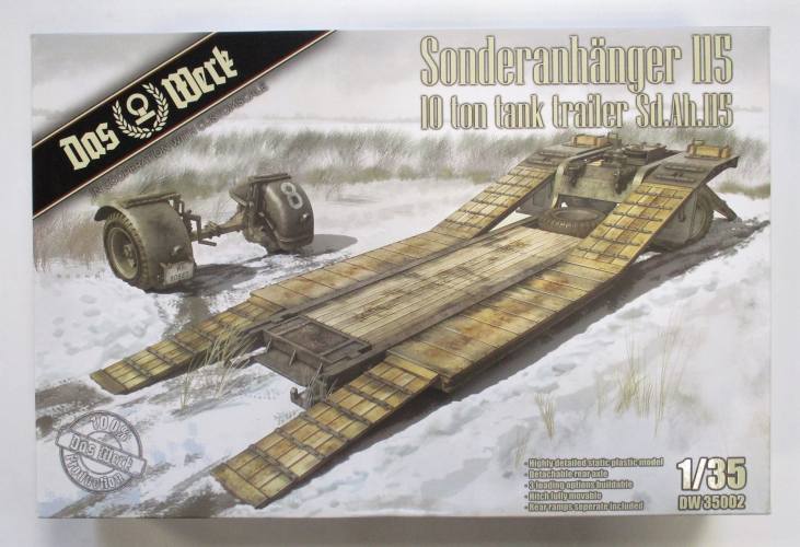 DAS WERK 1/35 35002 SONDERANHANGER 115 10 TON TANK TRAILER SD.AH.115
