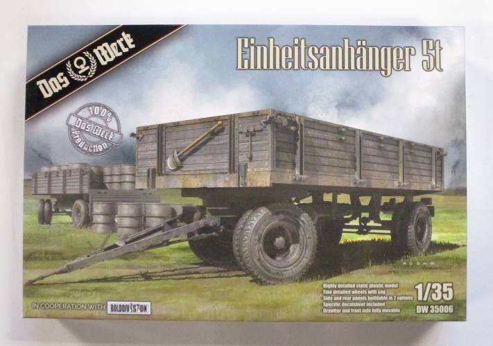 DAS WERK 1/35 35006 EINHEITSANHANGER 5T