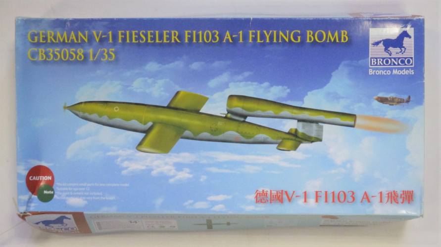 BRONCO 1/35 35058 GERMAN V-1 FIESELER FI103 A-1 FLYING BOMB