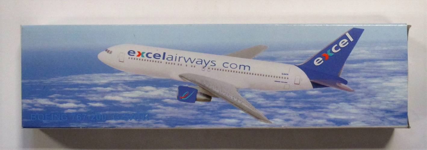 AIRLINER COLLECTIBLE  1/200 EXCELAIRWAYS.COM BOEING 767-200 G-SATR