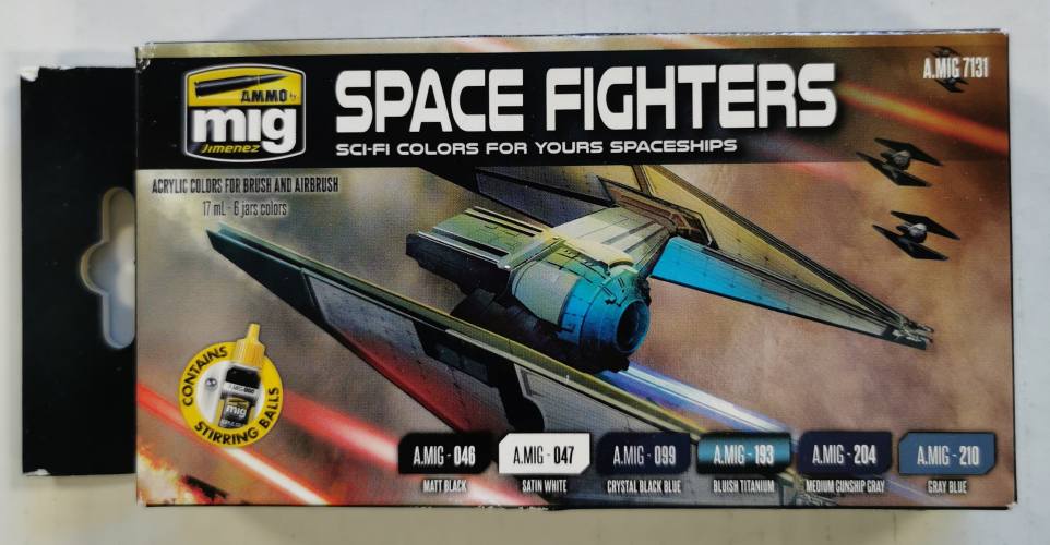 AMMO BY MIG JIMENEZ  7131 AMMO MIG SPACE FIGHTERS SCI-FI COLOURS 