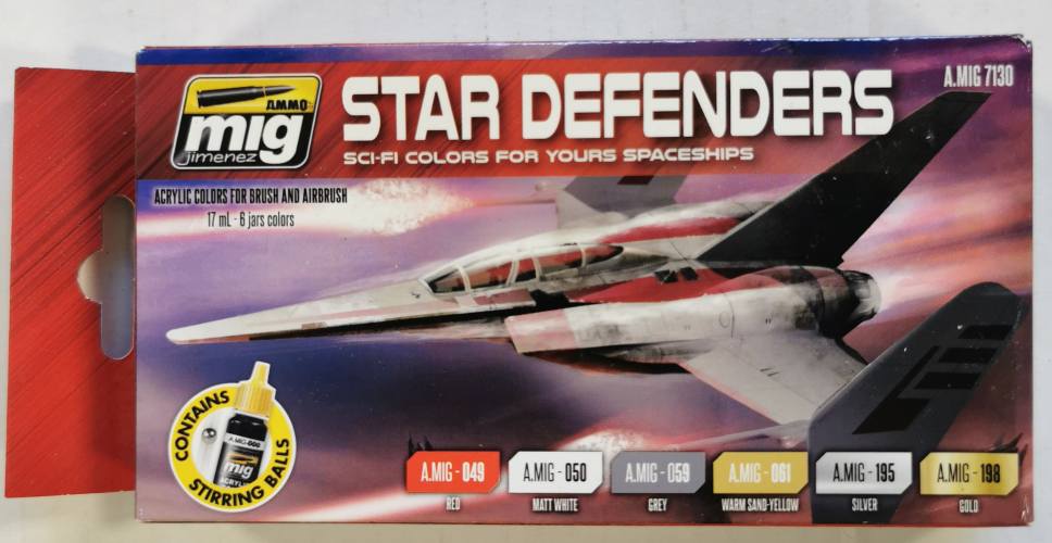 AMMO BY MIG JIMENEZ  7130 AMMO MIG STAR DEFENDERS SCI-FI COLOURS 