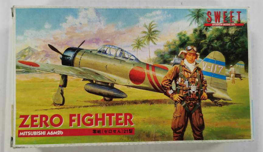 SWEET 1/144 14107 ZERO FIGHTER MITSUBISHI A6M2B 