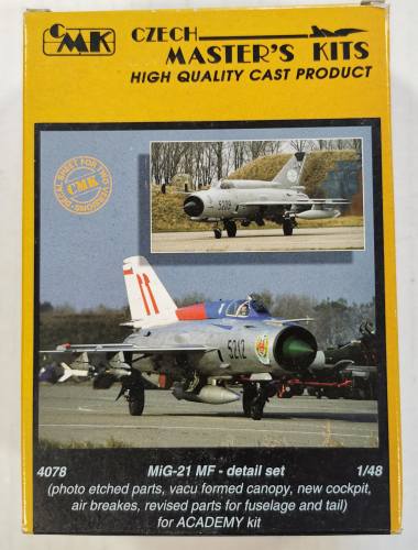 CZECH MASTERS KITS 1/48 4078 MiG-21 MF-DETAIL SET 