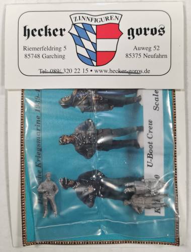 HECKER   GOROS  1/72 KSHG200 DEUTSCHE KRIEGSMARINE 1939-45 U-BOAT CREW 