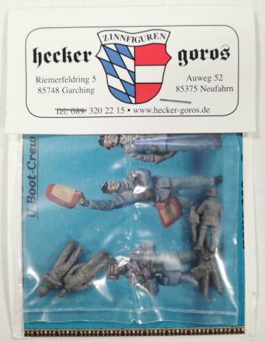 HECKER   GOROS  1/72 KSHG202 U-BOAT CREW 