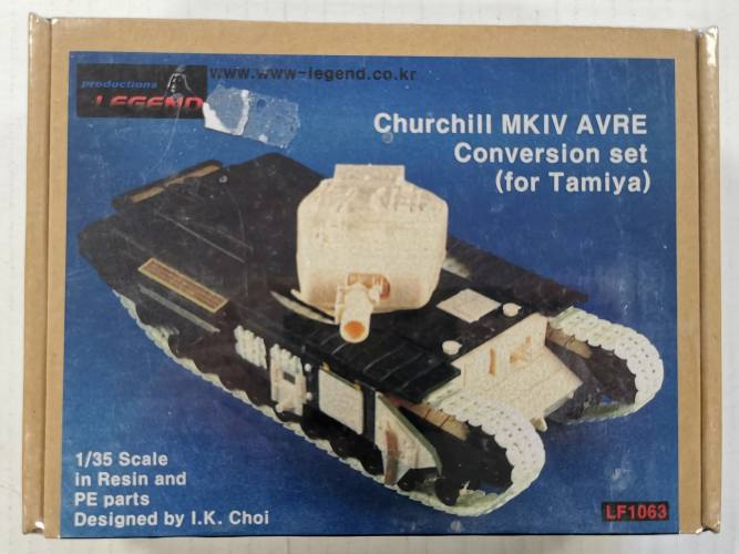 LEGEND PRODUCTIONS 1/35 LF1063 CHURCHILL MKIV AVRE CONVERSION SET  TAMIYA 