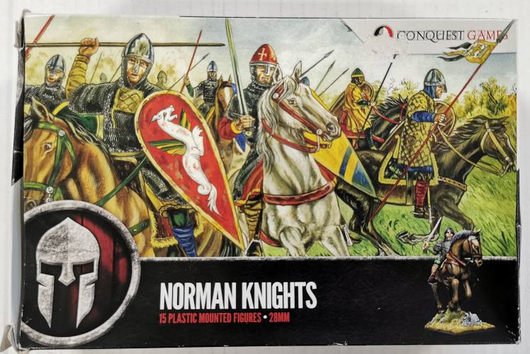 CONQUEST GAMES  NORMAN KNIGHTS MOUNTED FIGURES 