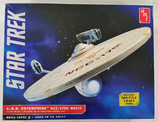 AMT 1/537  1080 U.S.S. ENTERPRISE NCC-1701 REFIT 