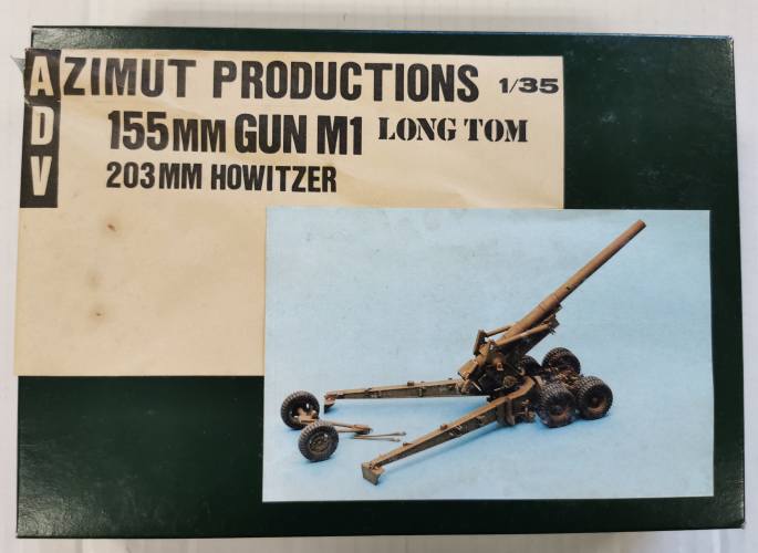 AZIMUT 1/35 155MM GUN M1 LONG TOM 203MM HOWITZER