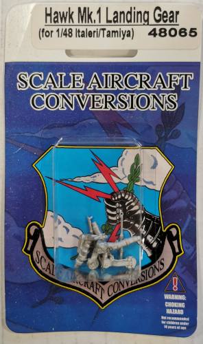 SCALE AIRCRAFT CONVERSIONS  1/48 48065 HAWK MK.1 LANDING GEAR  FOR ITALERI/TAMIYA 